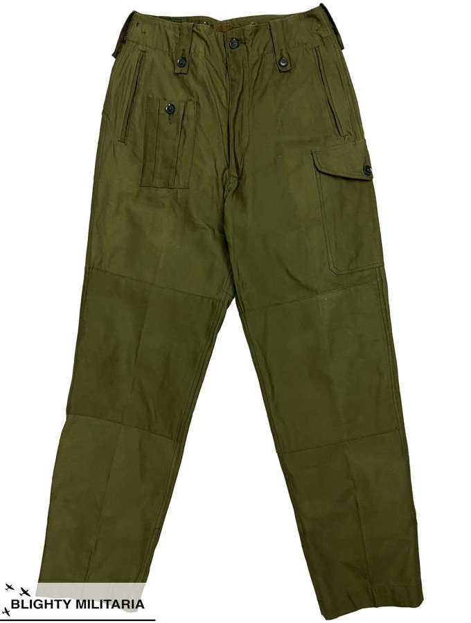 Original British Army 1960 Pattern Combat Trousers - Size 5