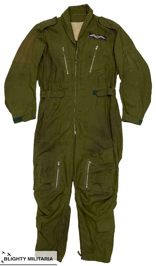 Original 1969 Dated RAF MK 11 Flying Suit with Glider Wing