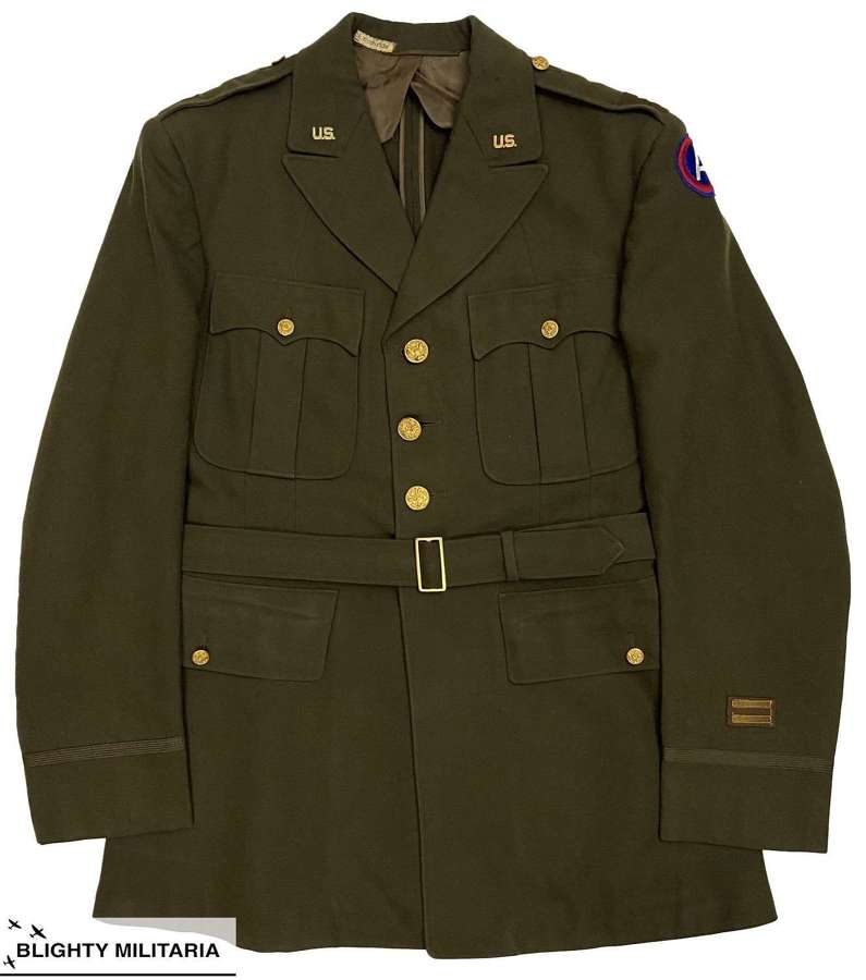 Original 1942 Dated US Army Officer's Class A Tunic - Size 40L