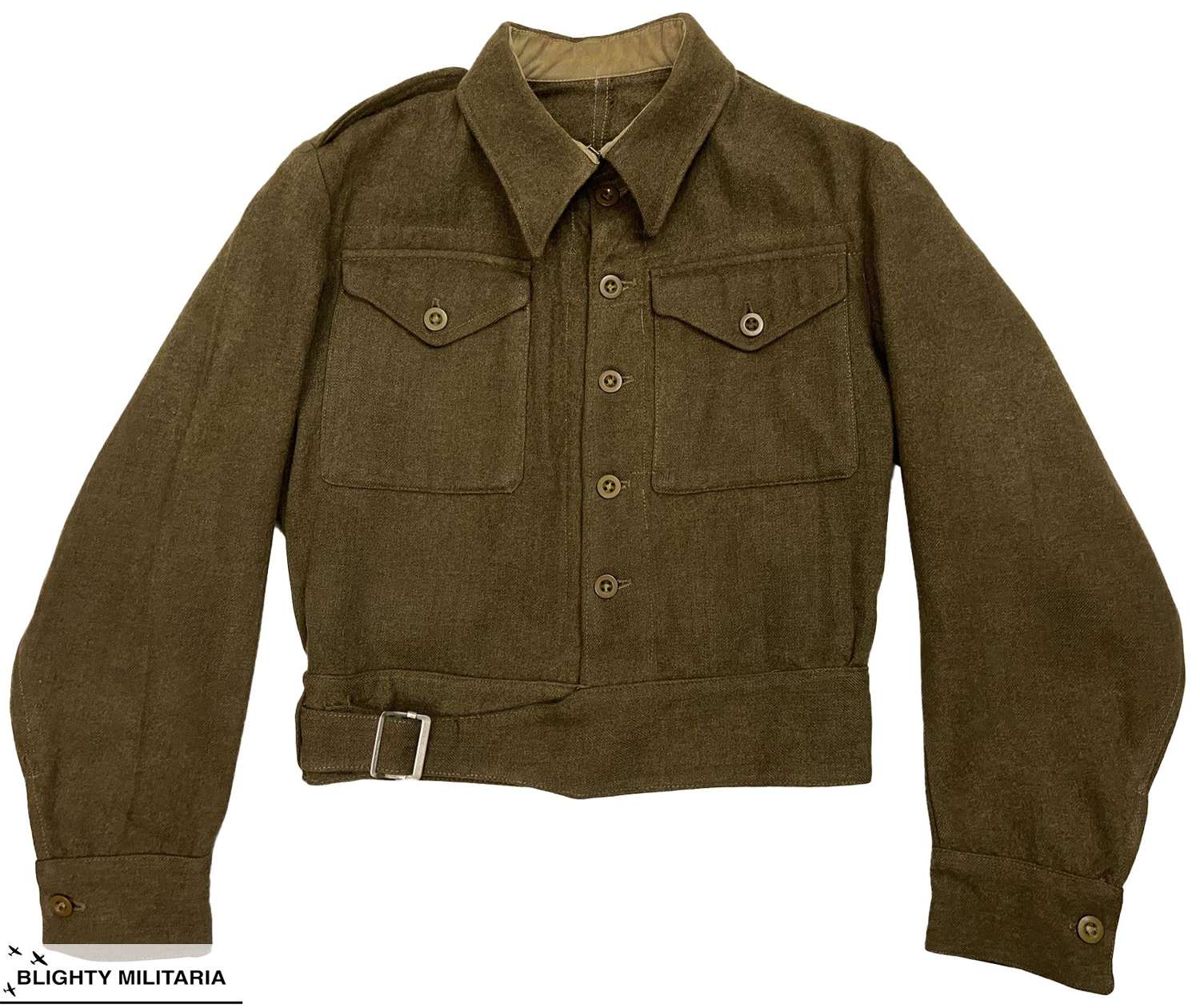 Original WW2 British Army 1940 Pattern (Austerity) Battledress Blouse