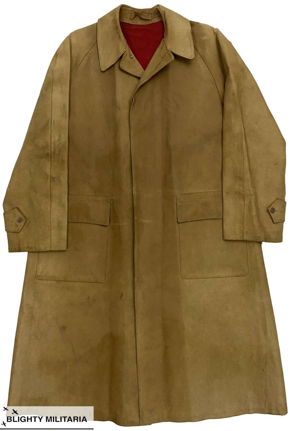 Original 1950s British Men's Macintosh Raincoat by 'Guardian'