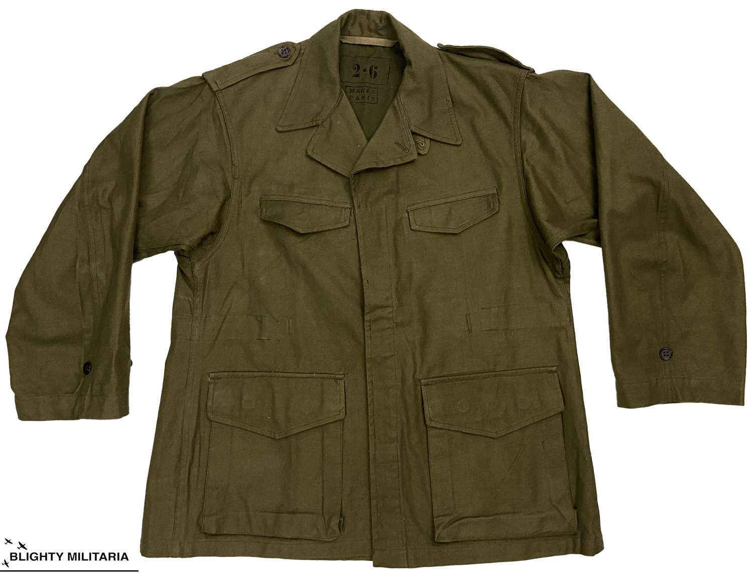 Original 1952 Dated French Army M47 Combat Jacket