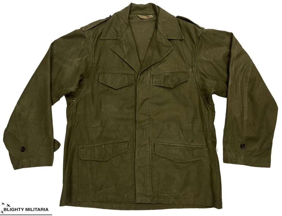 Original 1953 Dated French Army M47 Combat Jacket