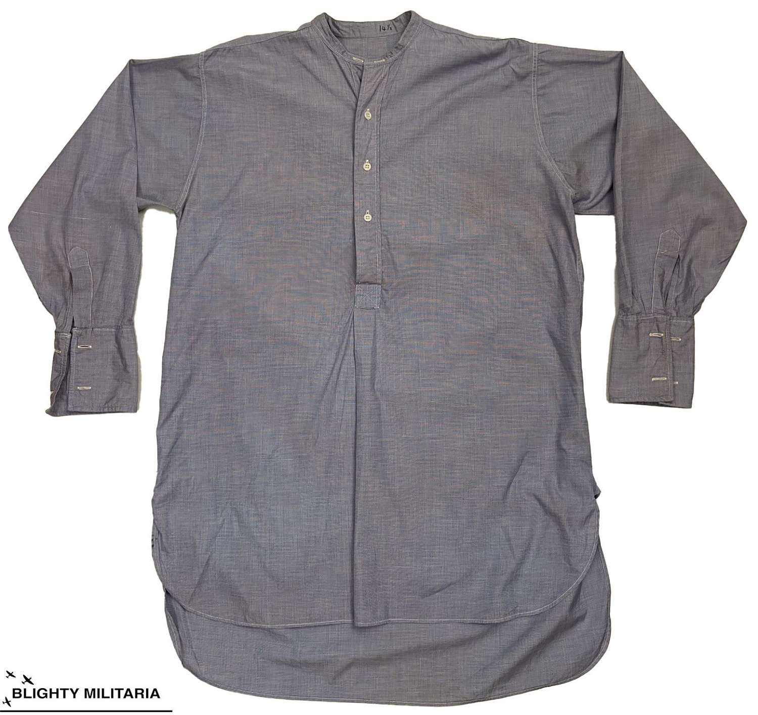 Original 1940s RAF Officer's Collarless Shirt