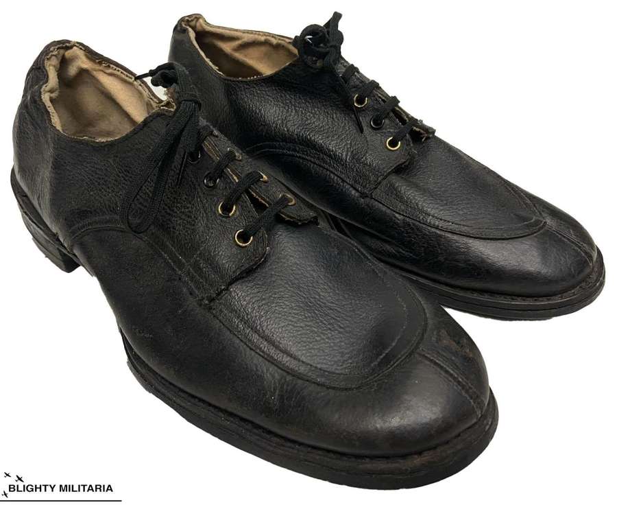 Scarce Original WW2 National Fire Service Women's Shoes