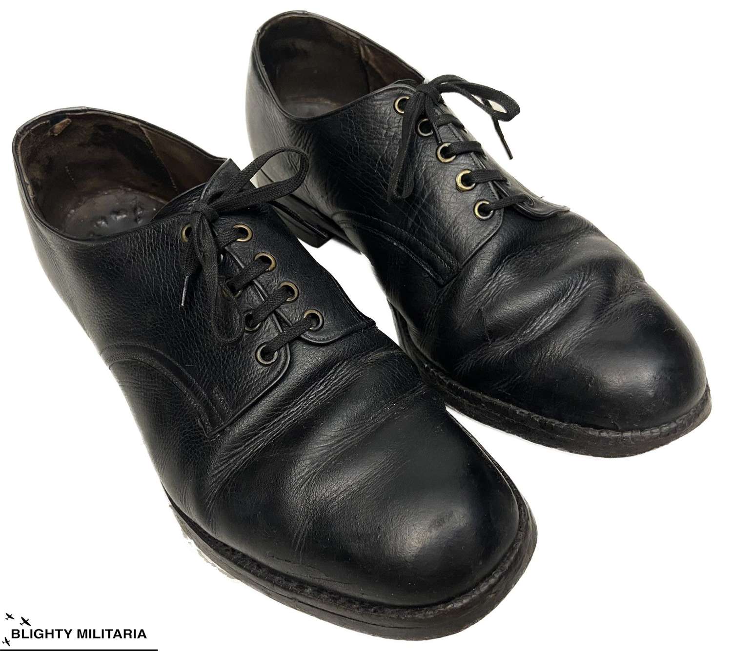 Original RAF Ordinary Airman's Shoes - Size 9