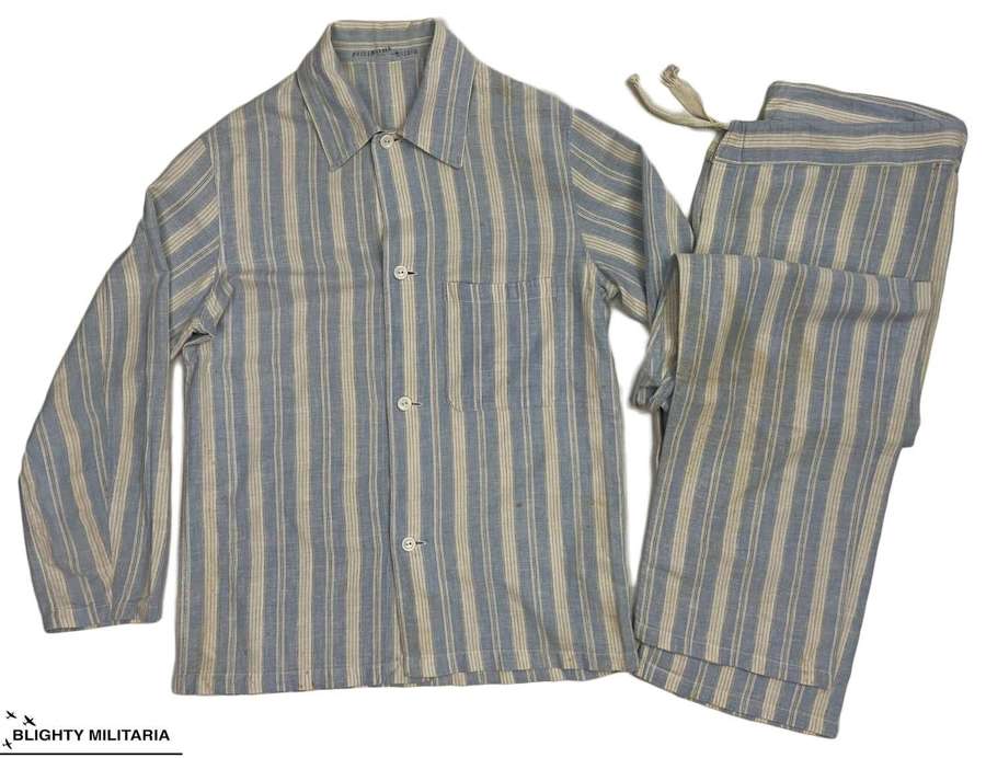 Original 1940s British Military Pyjama Set