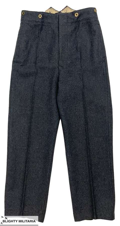 Original 1942 Dated RAF Ordinary Airman's Trousers - Size 27