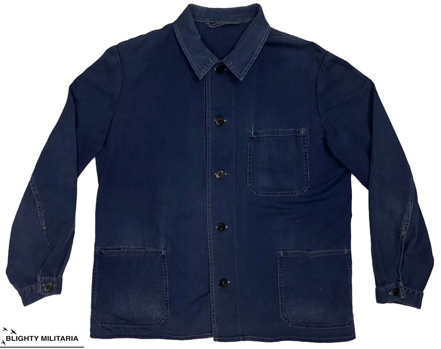 Original 1970s German Lightweight Cotton Work Jacket