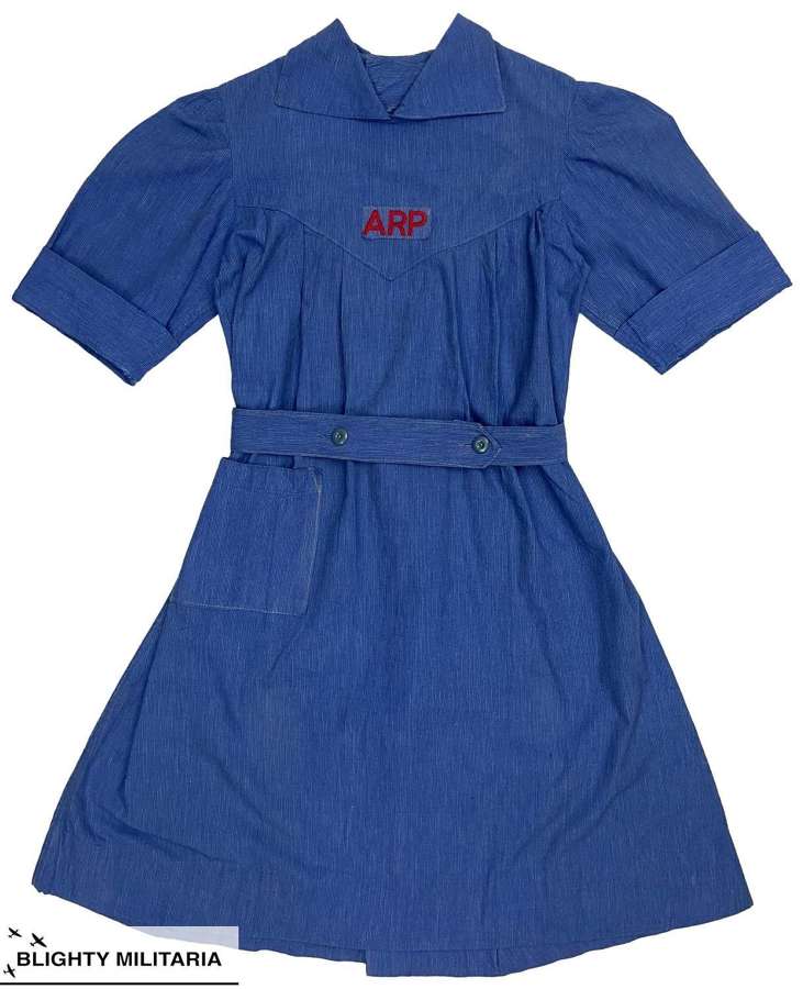 Rare Original WW2 ARP Civil Nursing Reserve Dress