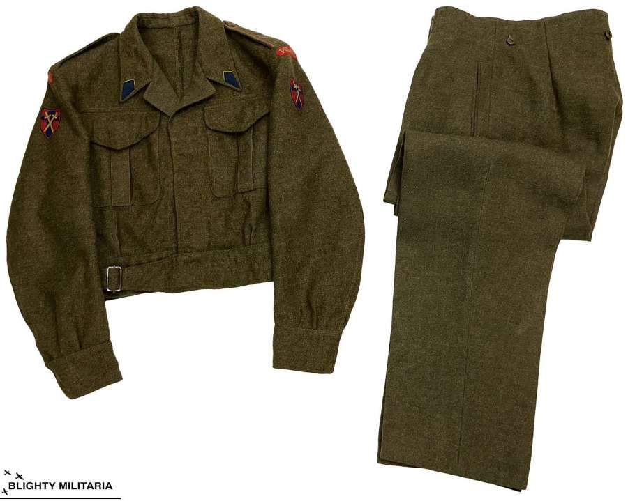 Original 1943 Dated Polish Infantry Sergeant's Battledress Uniform