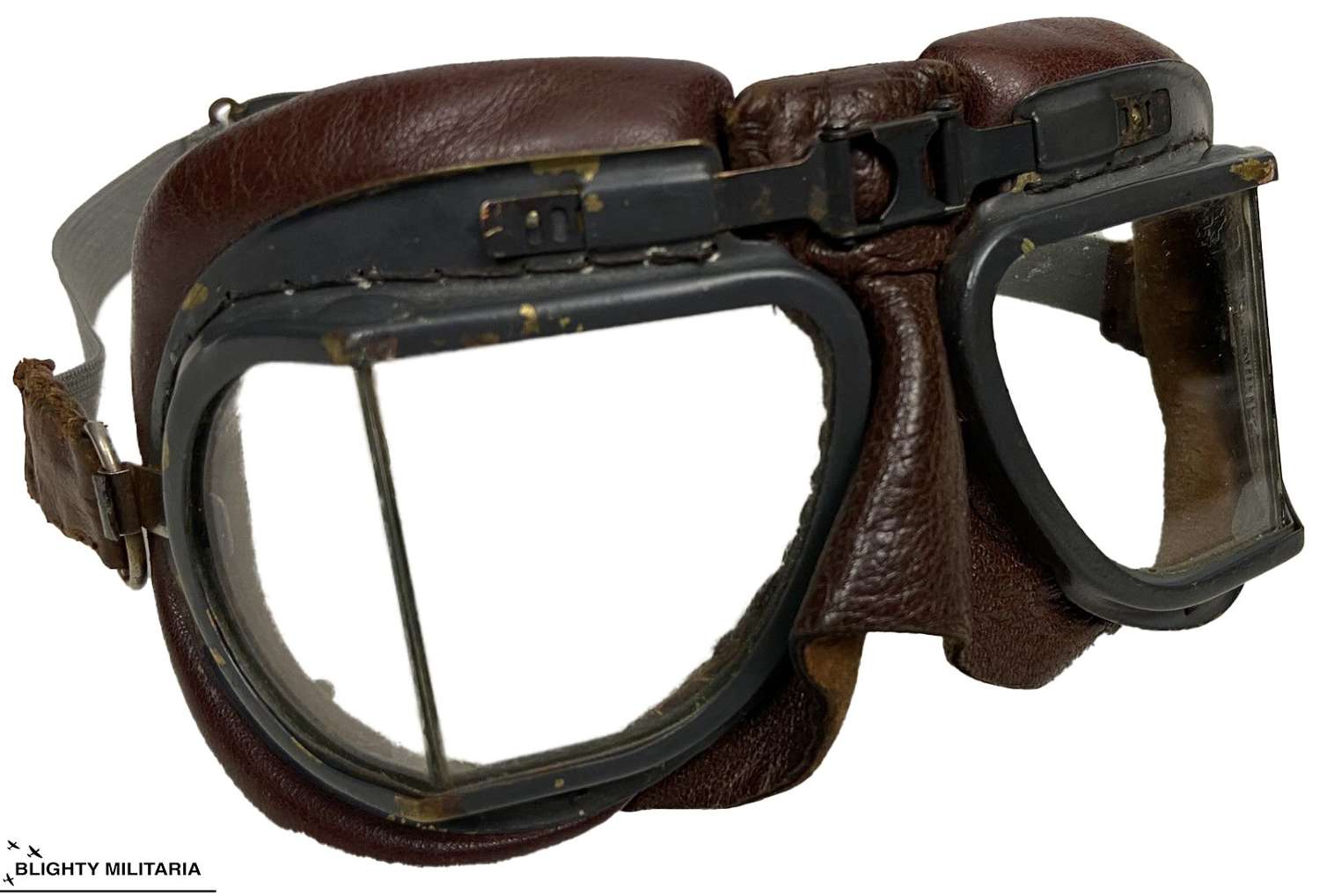 Original WW2 RAF MK VIII Flying Goggles - Air Ministry Marked