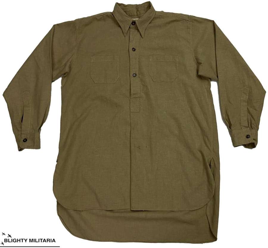 Original WW2 Royal Australian Navy Khaki Drill Shirt