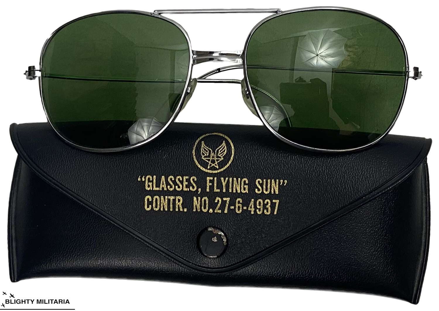 Original 1960s USAF Sunglasses + Case
