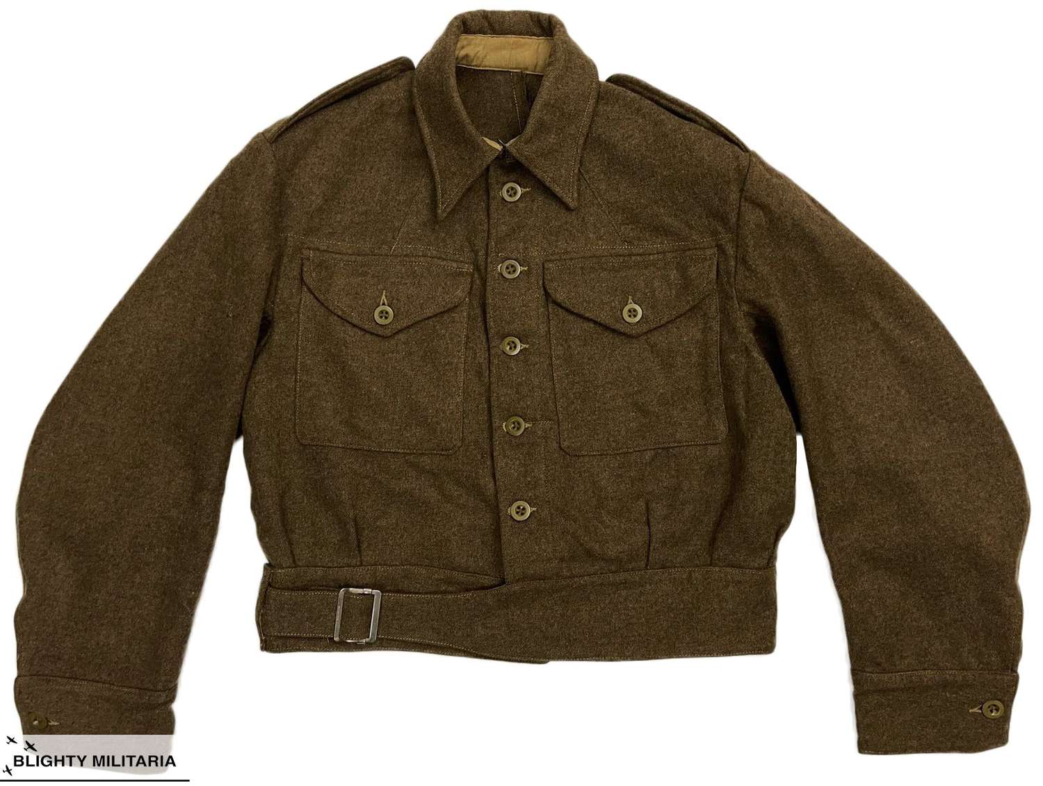 Original 1945 Dated British 1940 Pattern Austerity Battledress blouse