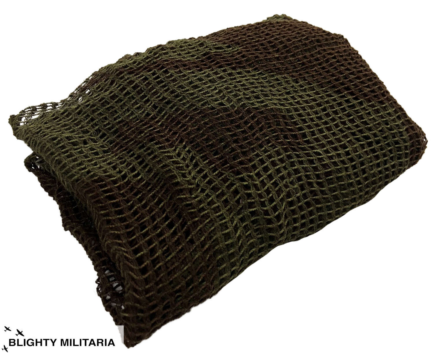 Original WW2 British Army Camouflage Scrim Net Scarf