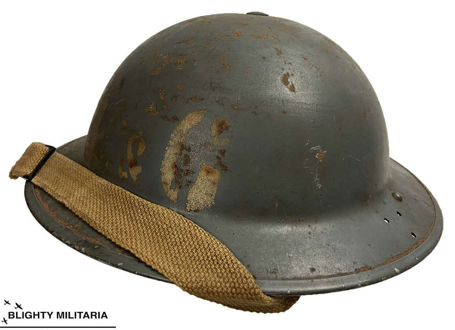 Original 1940 Dated MKII No. 2C Steel Helmet