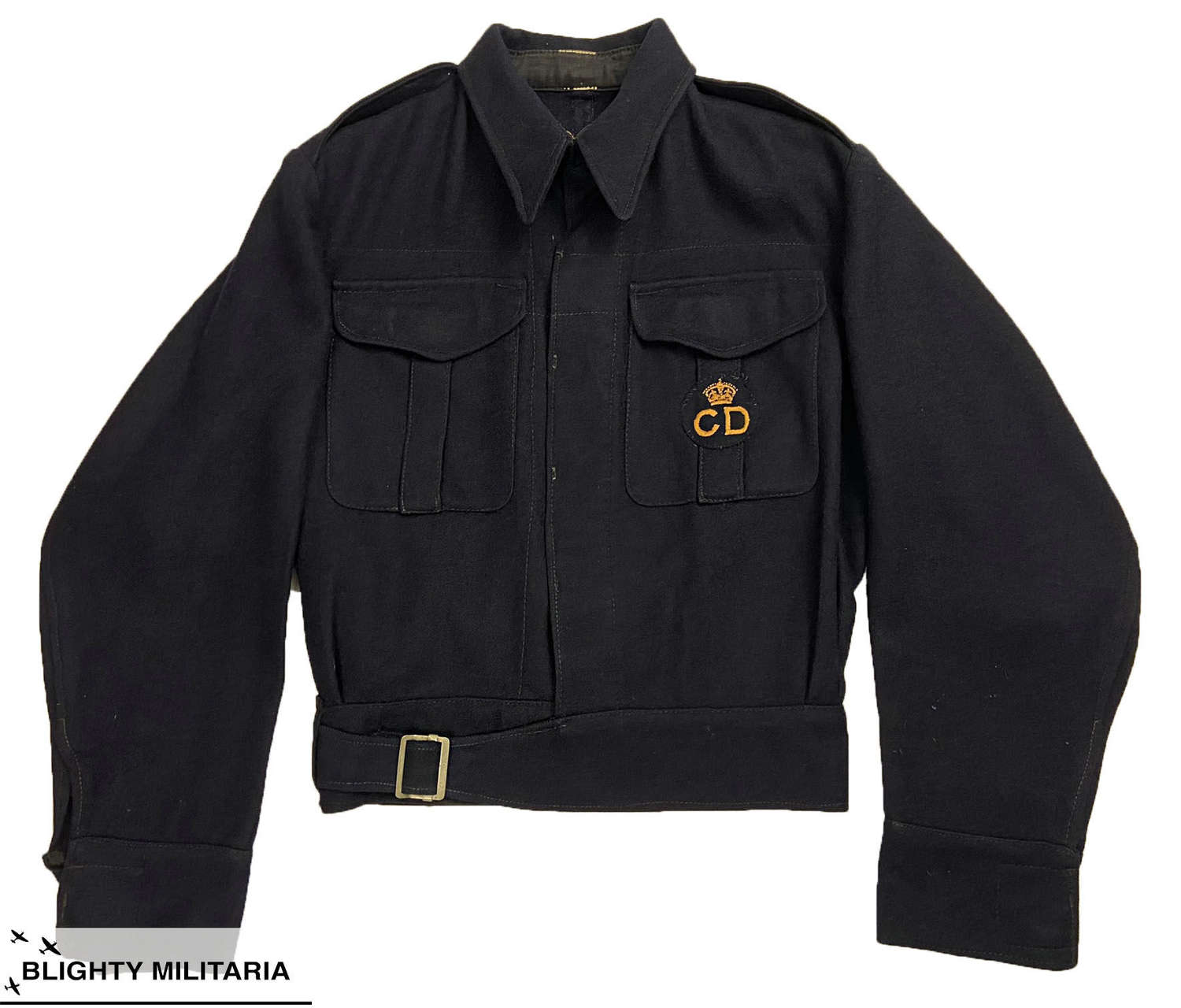 Original WW2 Civil Defence Battledress Blouse - Private Purchase