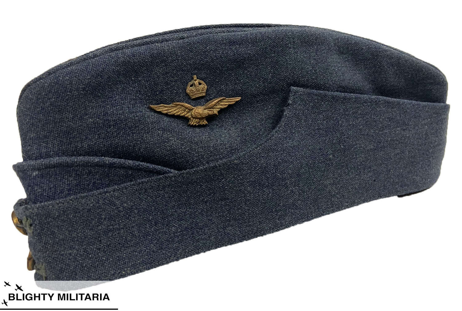 Original WW2 RAF Officer's Field Service Cap - 7 1/4