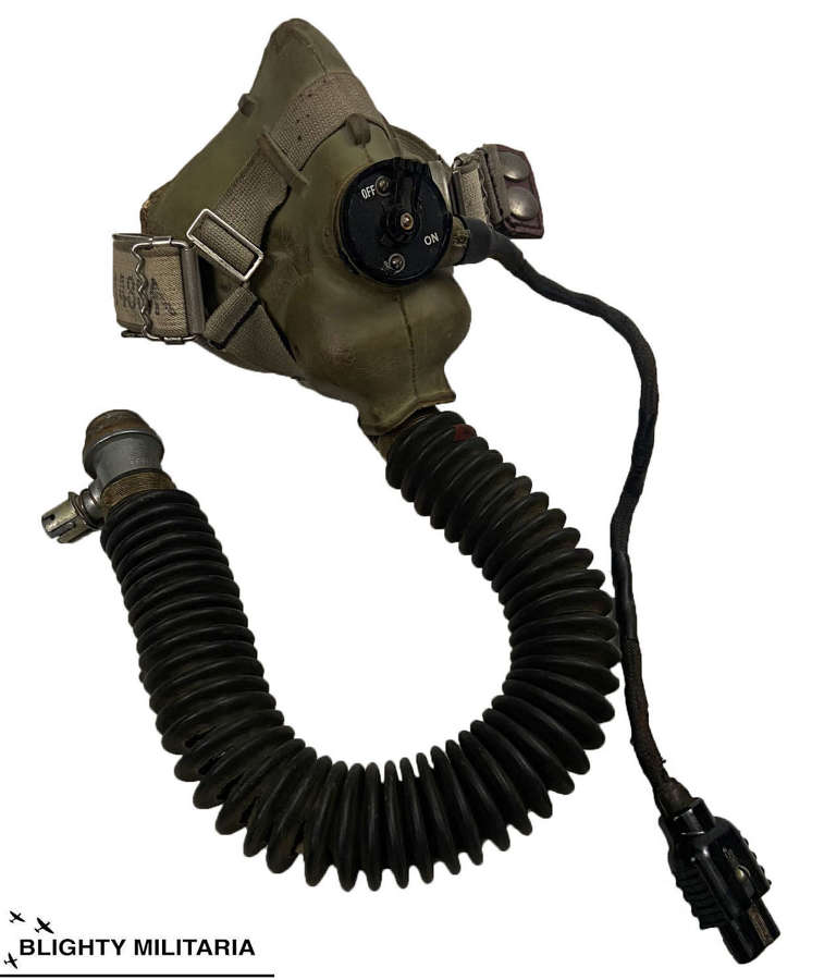 Original 1952 Dated RAF H Type Oxygen Mask