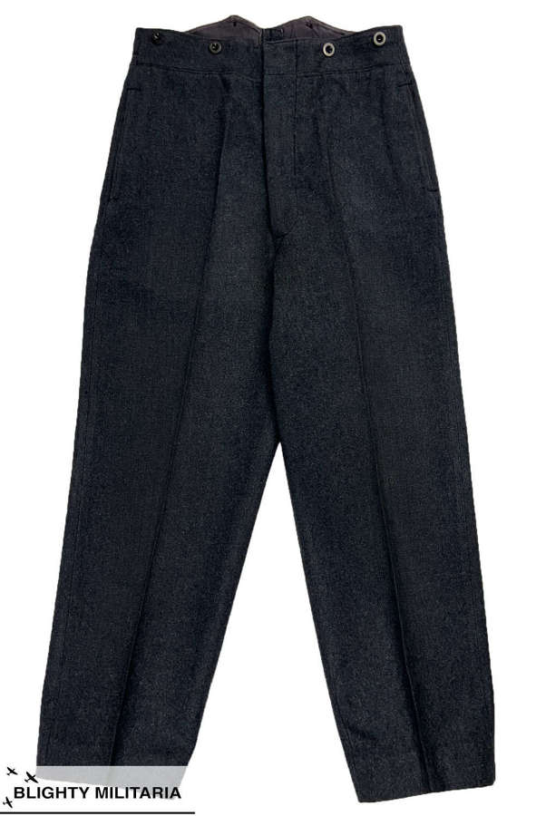 Original 1950s RAF Ordinary Airman's Trousers - Size 31x27