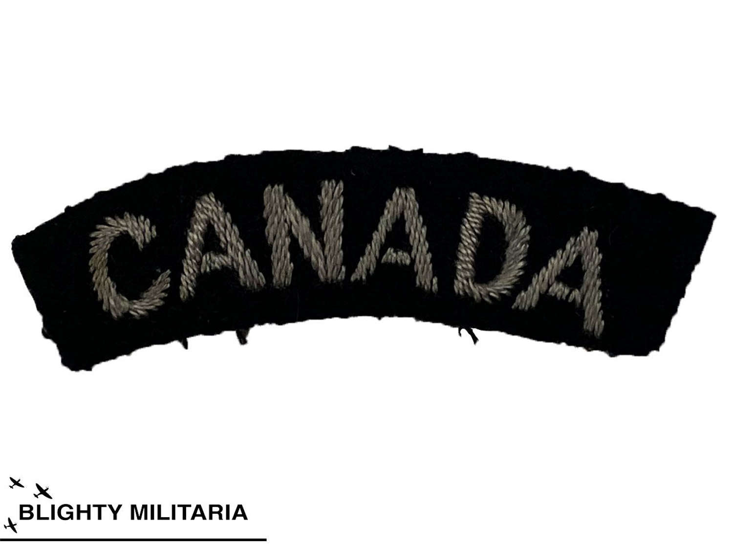Original WW2 British Made RCAF / RAF 'Canada' Shoulder Title