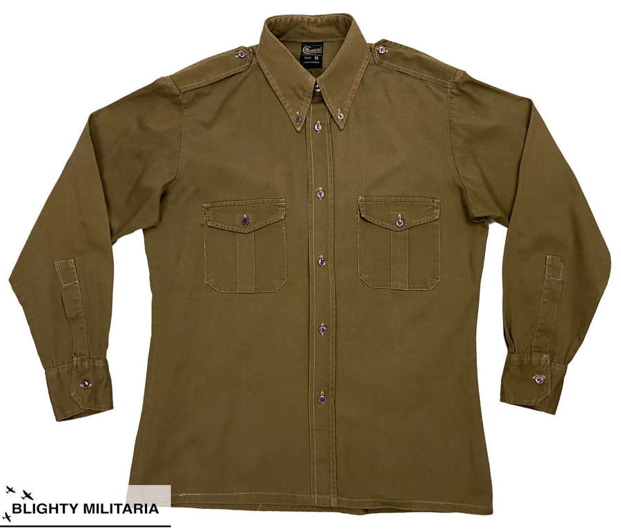 Original 1960s British Military / Civilian Button Down Collar Shirt