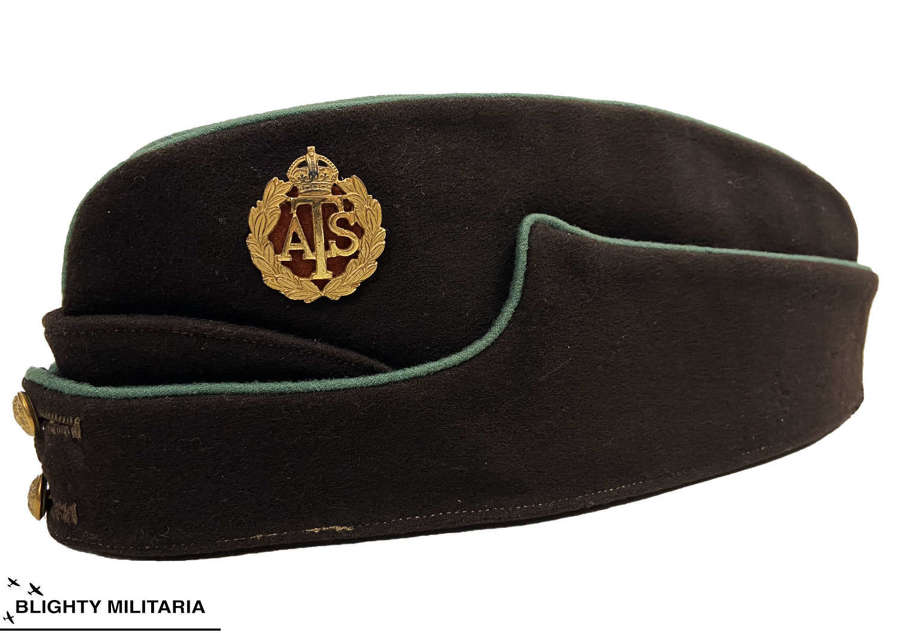 Original WW2 ATS Coloured Field Service Cap - Size 7
