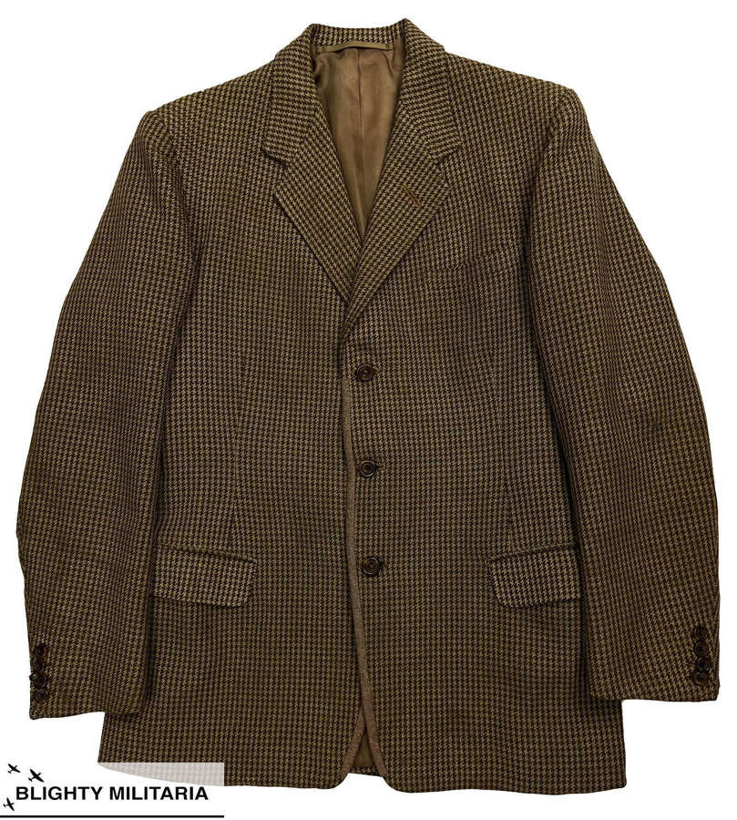 Original Early 1950s British Hacking Jacket by 'Pratt, Manning & Co'