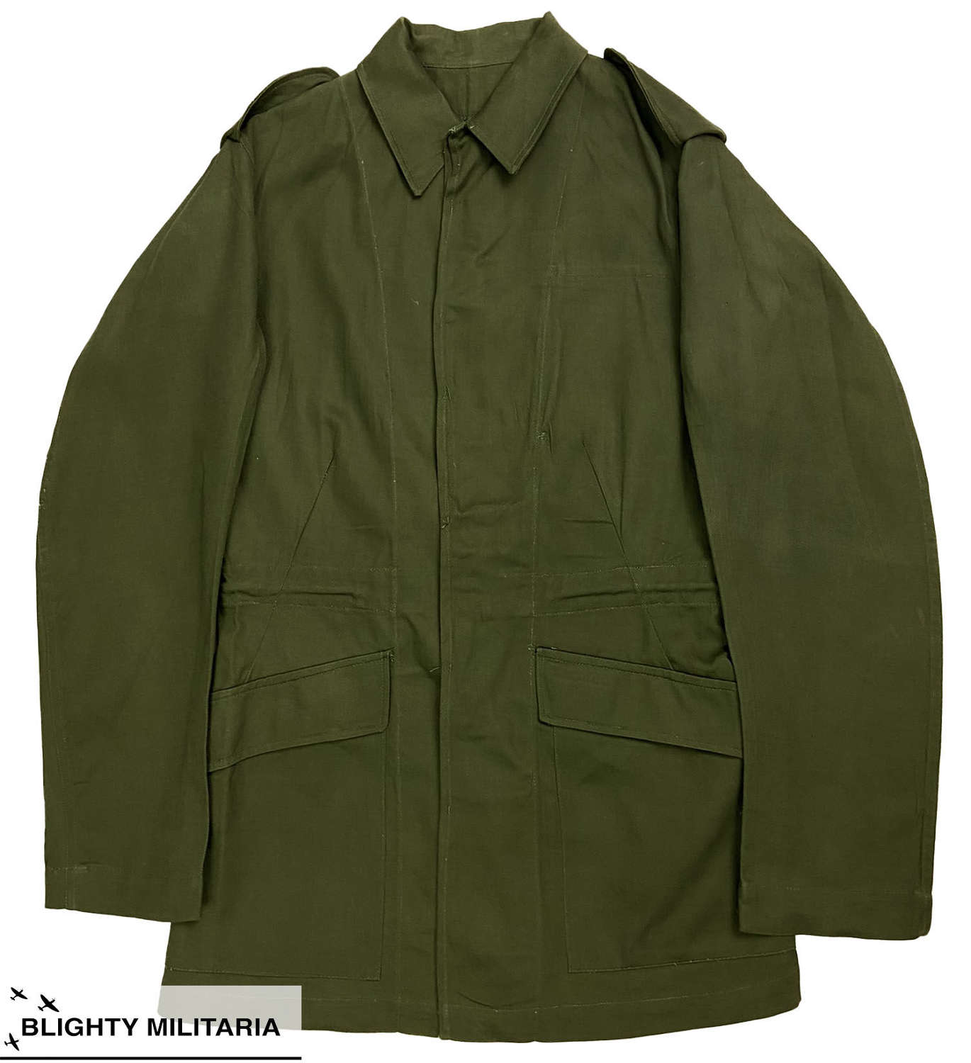 Original 1964 Dated British Army 'Jacket, Overall, Green' - Size 7