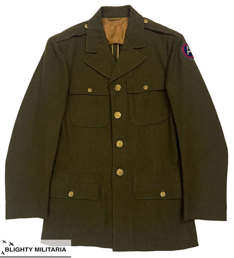 Original 1941 Dated US Army Enlisted Men's Tunic - Size 37L
