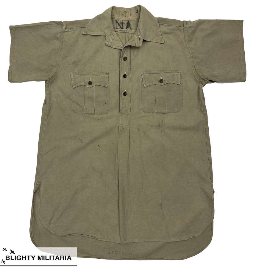 Original 1941 Dated British Khaki Drill Shirt - Size 40
