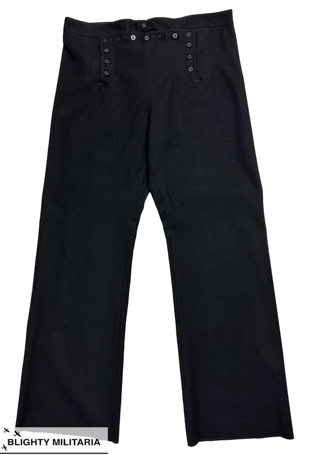 Original WW2 US Navy Cracker Jack Bell Bottom Trousers - Size 44