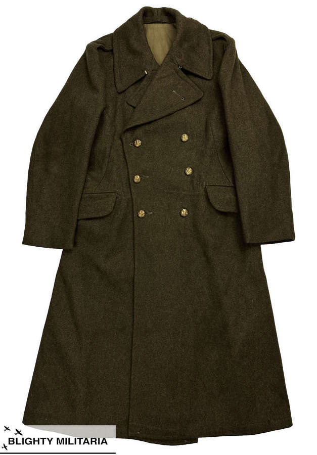 Original 1940 Dated 1939 Pattern British Army Dismounted Greatcoat - 5