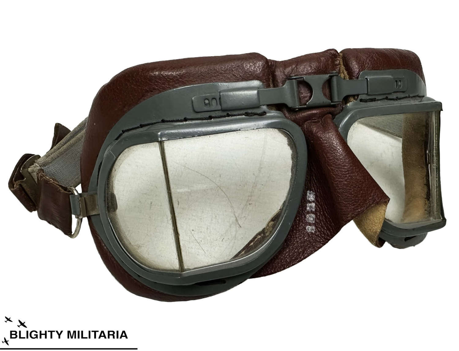 Original RAF MK VIII Flying Goggles - Air Ministry Marked