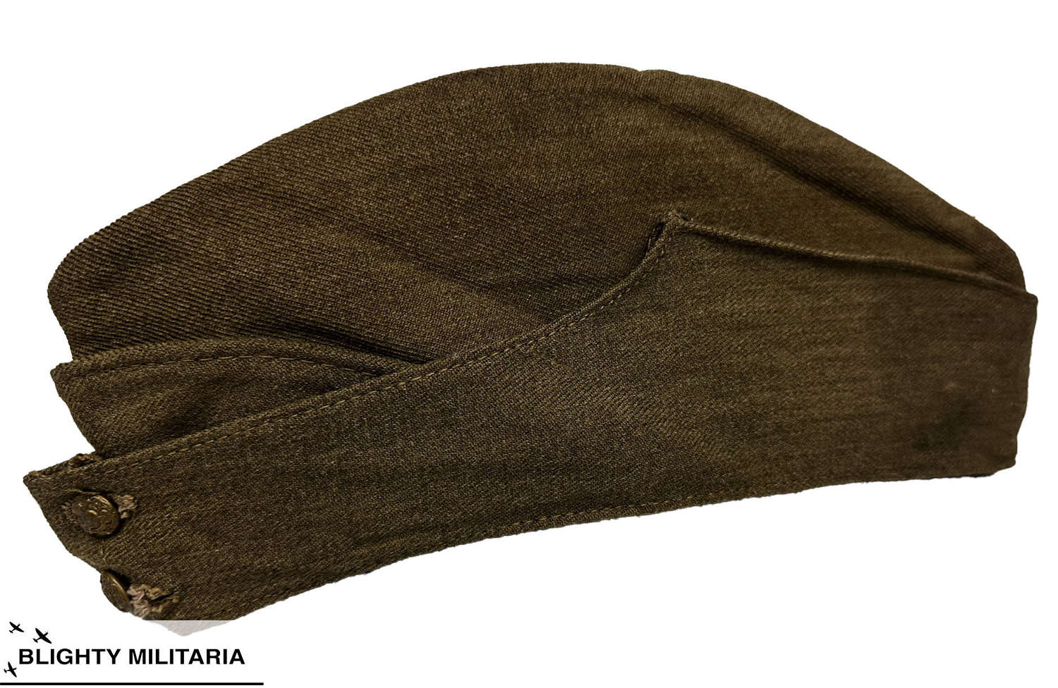 Original 1943 Dated British Army Field Service Cap - Size 6 5/8