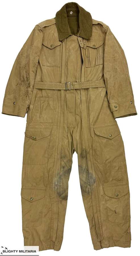 Original 1954 Dated British Army Winter Tank Suit - Size 3