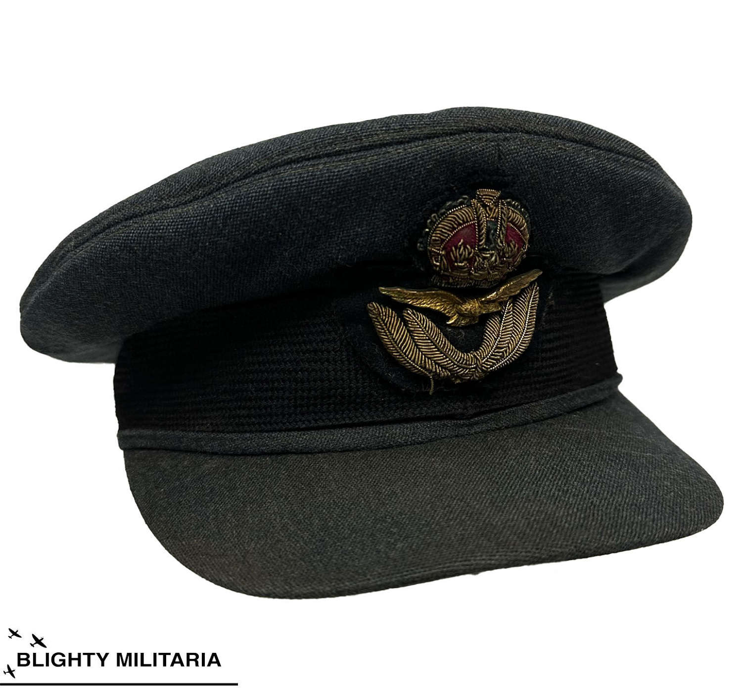 Original WW2 RAF Officer's Peaked Cap by 'Austin Reed'