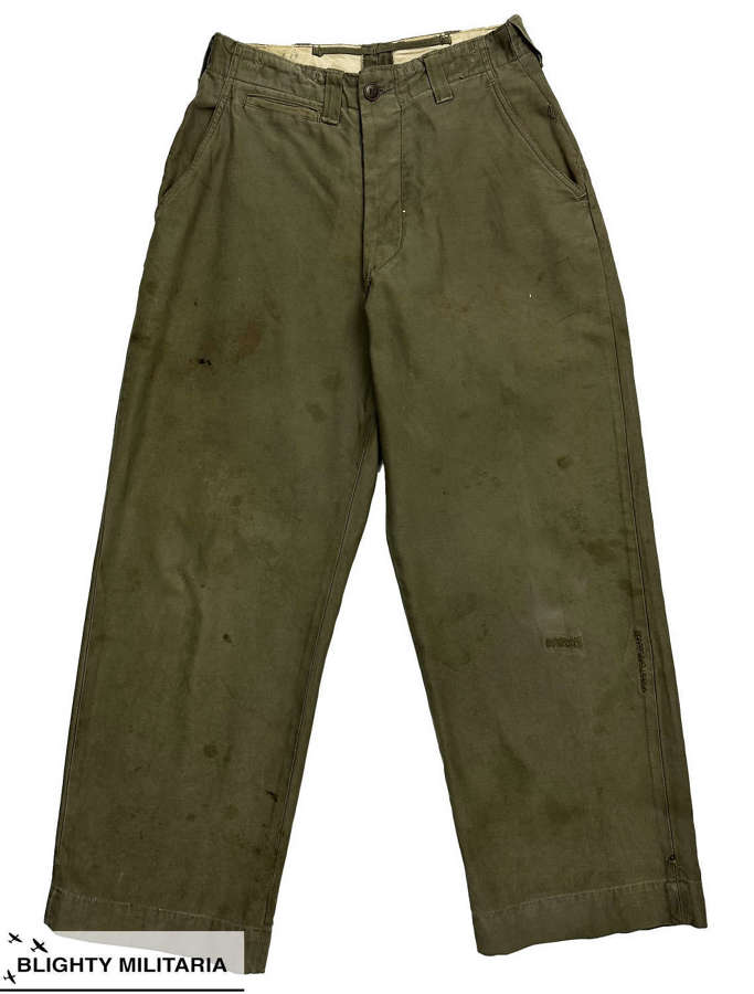 Original WW2 US Army M1943 Combat Trousers
