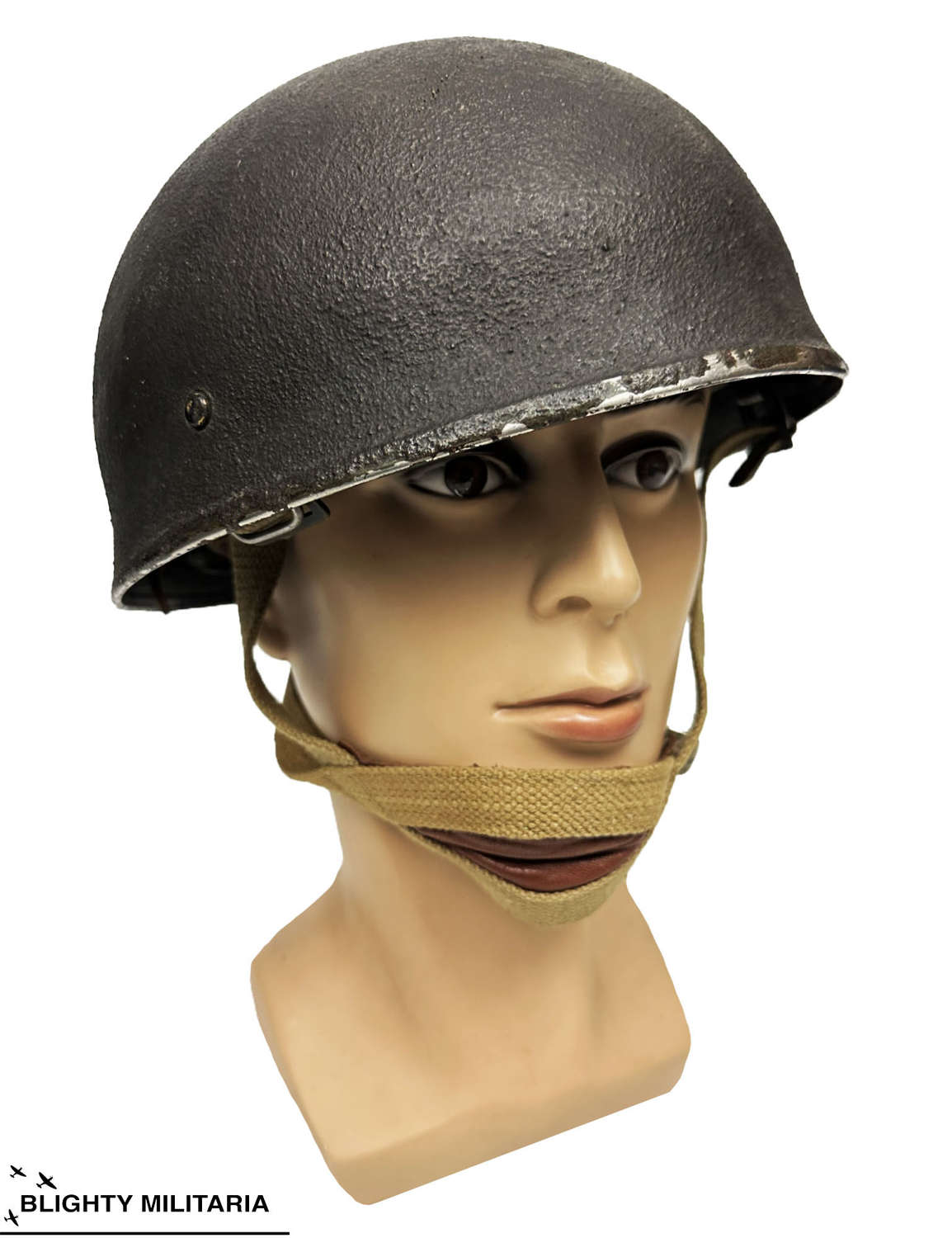 Original 1950s British Army 'Helmet, Steel, Airborne Troops' by 'CWL'