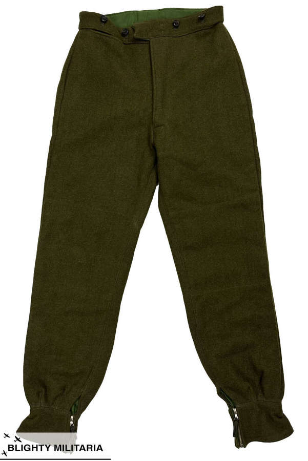 Rare 1960s RAF MK3A Firefighter's Protective Trousers - Size 8