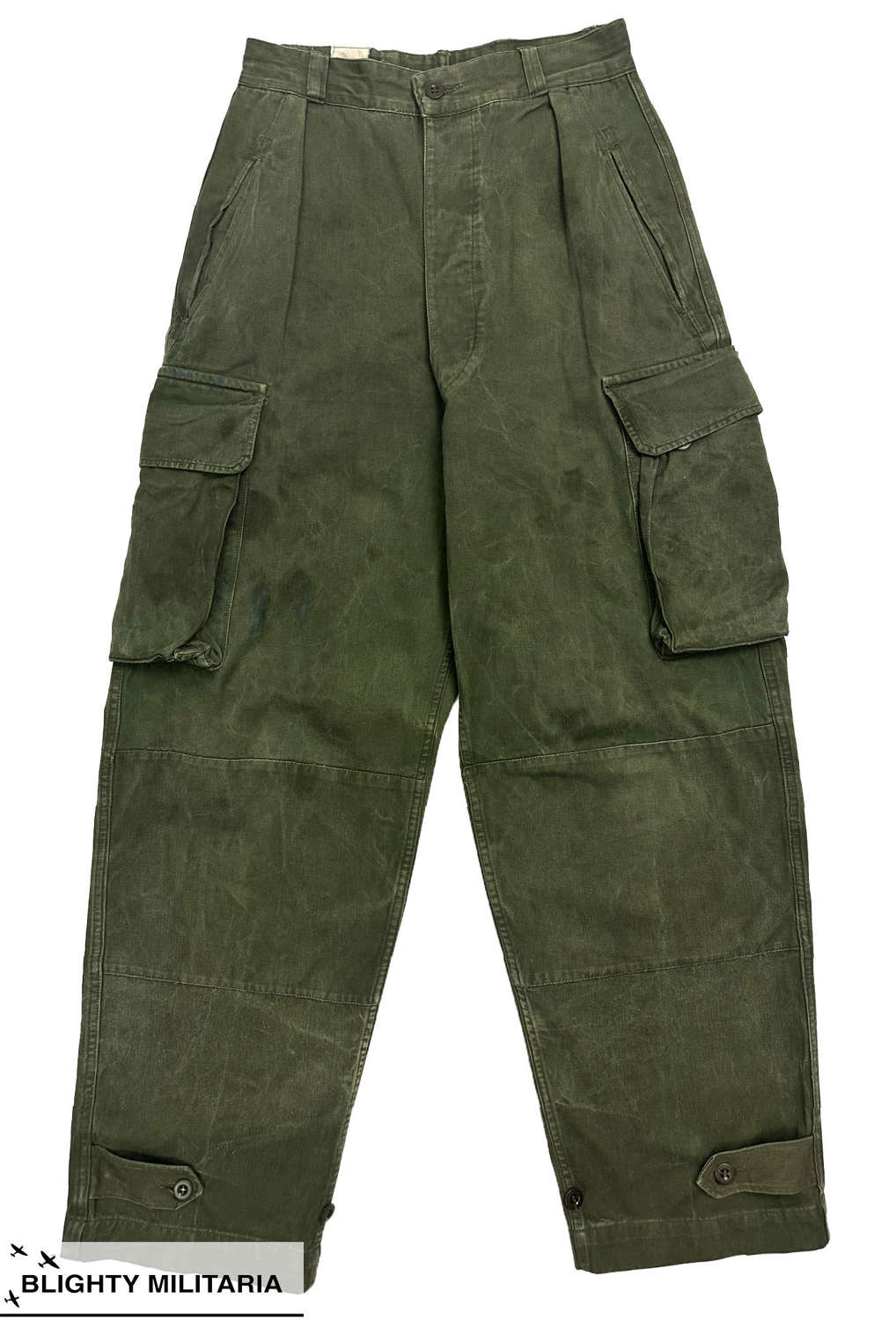 Original French Army M47 Trousers - Size 27 x 29 1/2