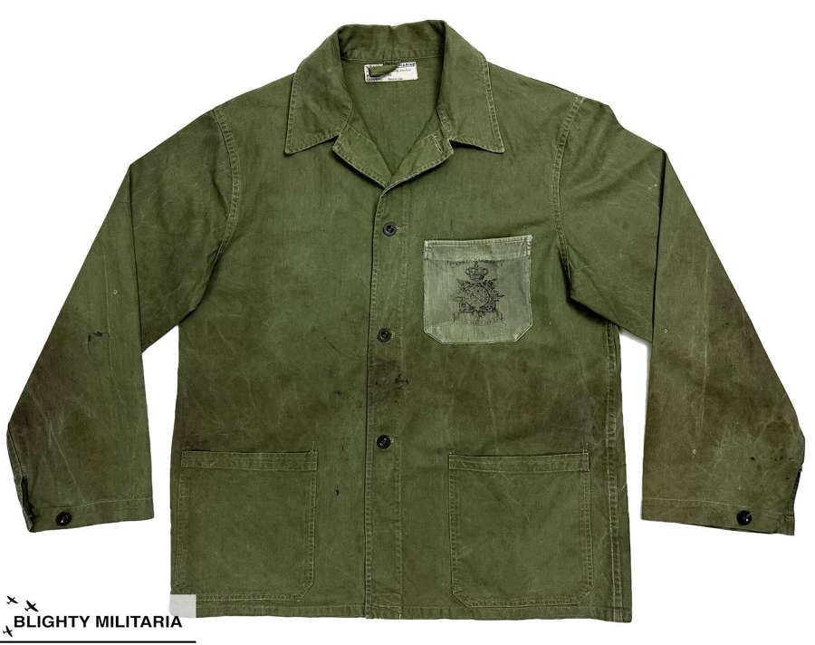 Original 1950s Dutch Navy HBT Work Jacket