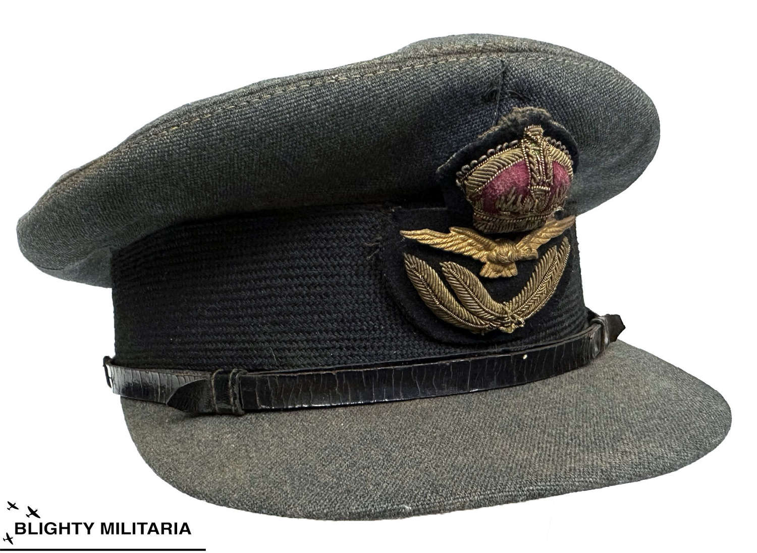Original Early WW2 Attributed RAF Officer's Peaked Cap