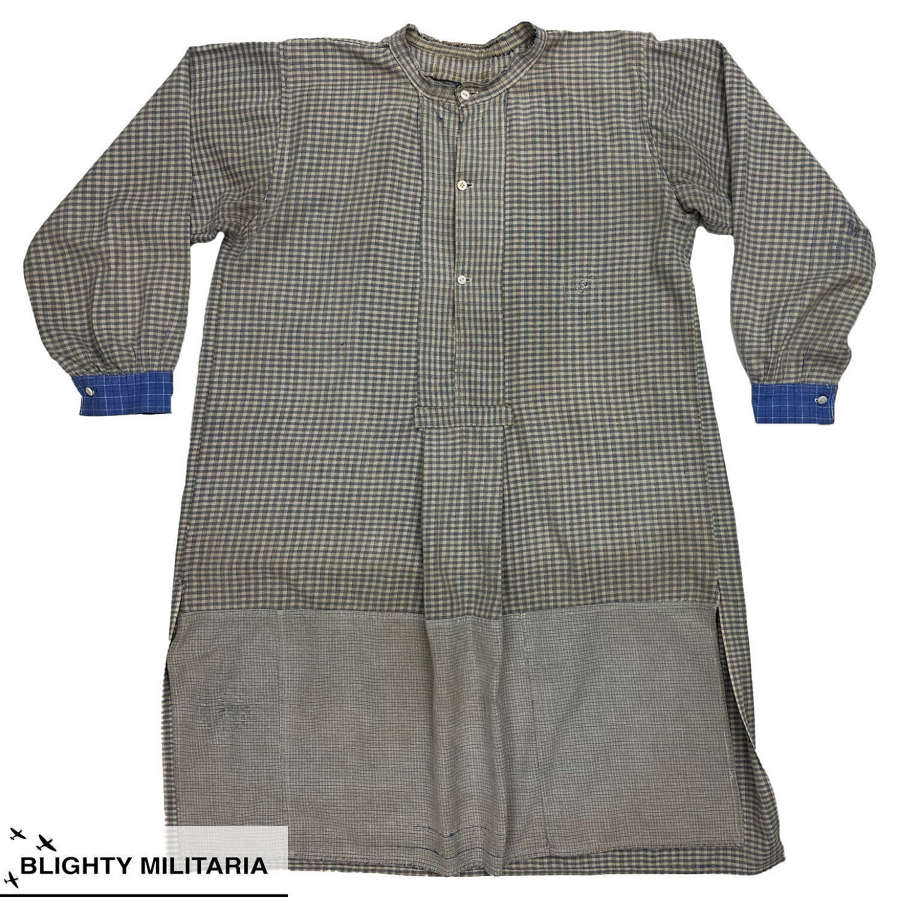 Original Early 20th Century French Peasant Workwear Shirt