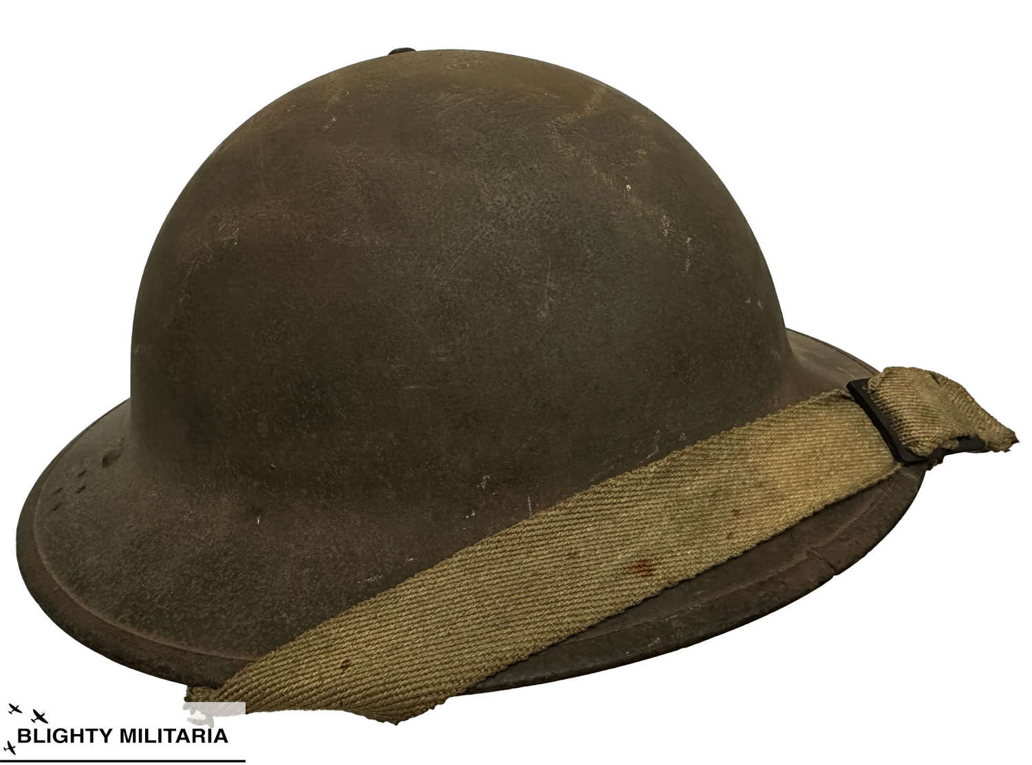 1940 Dated MKII Number 2D Steel Helmet