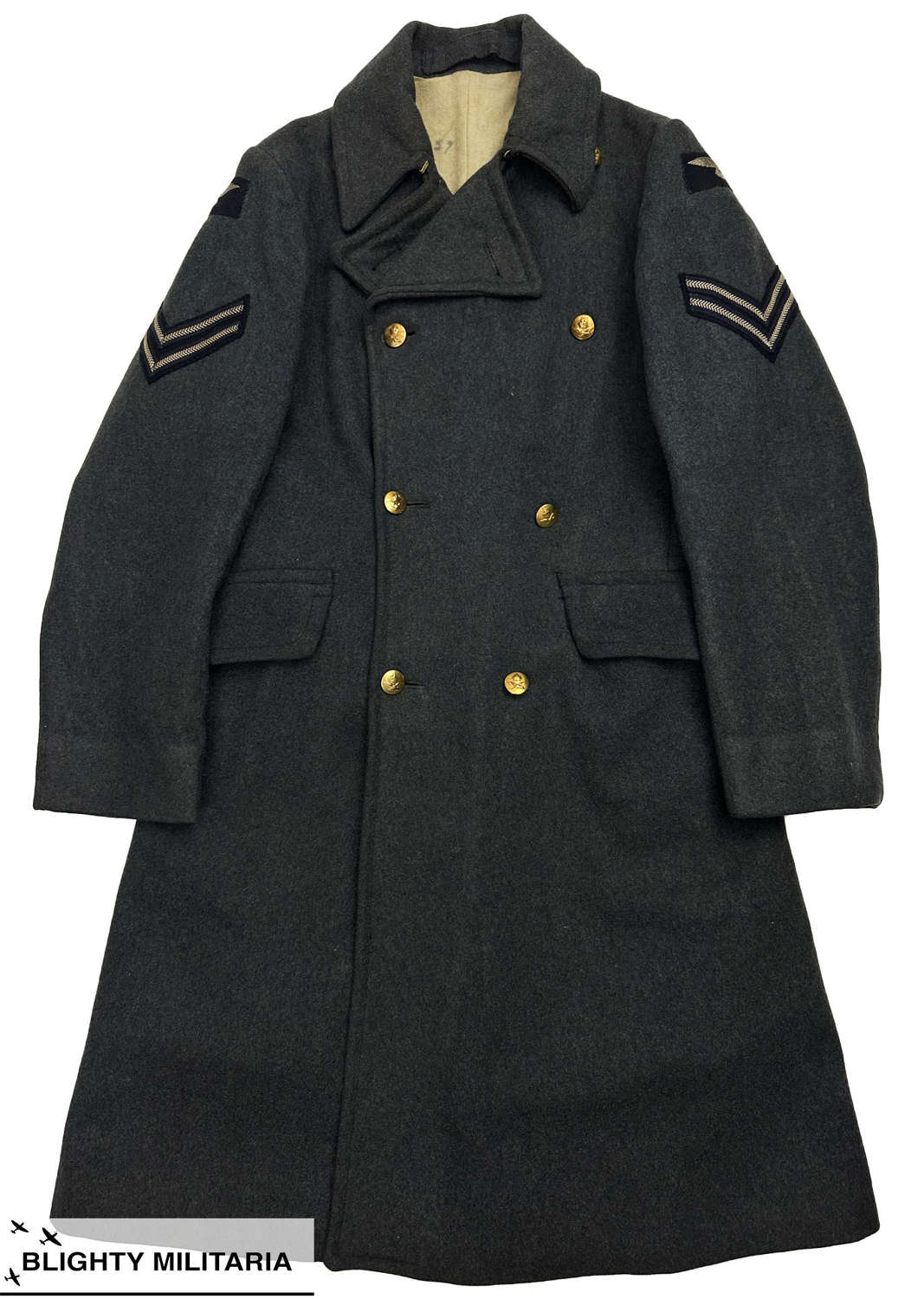 Original WW2 RAF Ordinary Airman's Greatcoat - Attributed