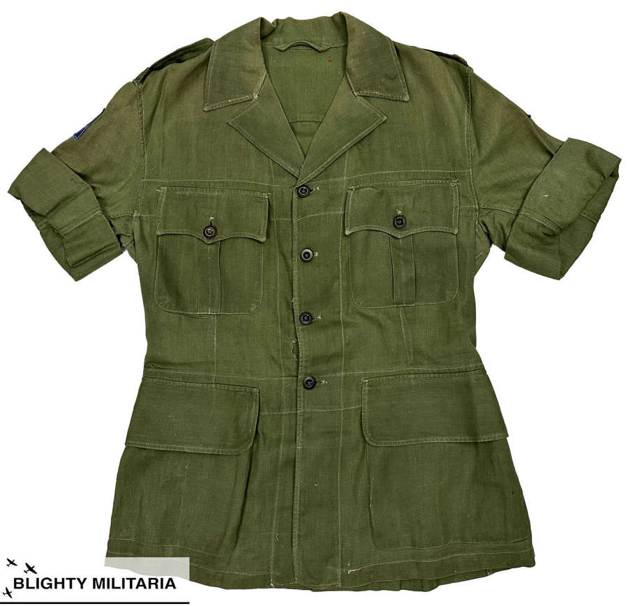 Original 1951 Dated Welch Reg 1950 Pattern Jungle Green Bush Jacket