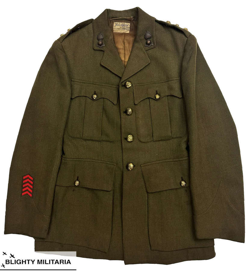 Original 1943 Dated Royal Artillery Officer's Service Dress Tunic