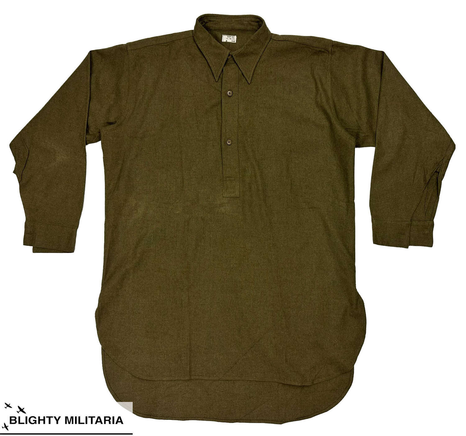 Original 1946 Dated 1944 Pattern British Army GS Shirt - Size 8